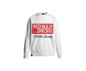 Red Bull Racing X Pepe Jeans Men's RBR Intarsia Logo Knit Crew Neck Knitwear