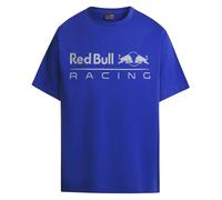 Red Bull Racing X Pepe Jeans Men's RBR Logo Driver TEE T-Shirt, Blue (Electric Blue), XL