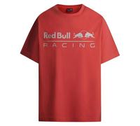 Red Bull Racing X Pepe Jeans Men's RBR Logo Driver TEE T-Shirt, Red (Mars RED), M