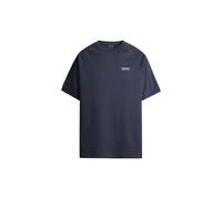 Red Bull Racing X Pepe Jeans Men's RBR Luxe EMB Tape TEE T-Shirt, Blue (Dulwich Blue), L