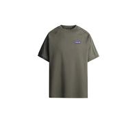 Red Bull Racing X Pepe Jeans Men's RBR Luxe EMB Tape TEE T-Shirt, Green (Regent Green), L