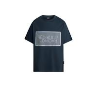 Red Bull Racing X Pepe Jeans Men's RBR MESH Film Logo TEE T-Shirt, Blue (Dulwich Blue), XXL