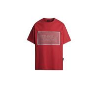 Red Bull Racing X Pepe Jeans Men's RBR MESH Film Logo TEE T-Shirt, Red (Mars RED), XL