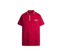 Red Bull Racing X Pepe Jeans Men's RBR Sports Zip Placket Polo, Red (Mars RED), M