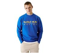 Red Bull Racing X Pepe Jeans Men's Team Logo Crew Sweatshirt, Blue(Electric Blue), L
