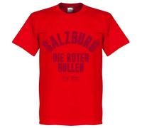 Red Bull Salzburg Junior Salzburg Established T-Shirt in Red | Size: XL Red Bull Salzburg Red XL