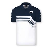 Red Bull Scuderia AlphaTauri Official Teamline Polo, Men's - Original Merchandise, White, S