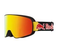 Red Bull Snow Goggle RUSH-17RE2 | With anti-fog, cylindrical lens and chrome x technology ideal for clear vision and OTG comfort.