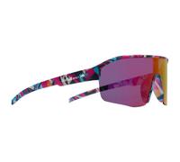 Red Bull Spect - Dundee Matt Blue Pink Pattern Smoke Pink Yellow Mirror - Sunglasses