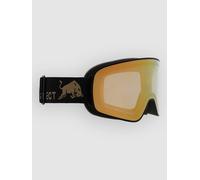 Red Bull SPECT Eyewear RUSH Black Goggle brown with gold mirror Uni