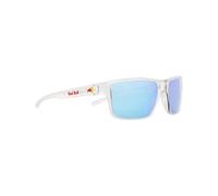 Red Bull Spect Eyewear - Sunglasses - Chase Shiny X'tal - Smoke With Blue Mirror Polarized - White White
