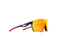 Red Bull Spect Eyewear - Sunglasses - Fuse Matt Blue - Brown With Red Mirror - Navy Navy one size