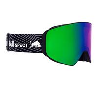 Red Bull Spect - Jam Matt Black Rose Green Mirror + Cloudy Snow - Goggles