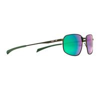 Red Bull Spect - Redms Rectangular Metal Matt Dark Green Green Green Mirror Polarized - Sunglasses