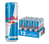 Red Bull Energy Drink Cans Sugar Free 473 ml x12