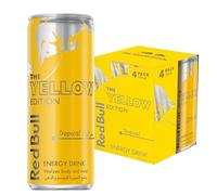 Red Bull The Yellow Edition Tropical Energy Drink - Pack of 4 Cans (4 x 250ml)