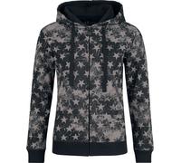RED by EMP All-over Stars print Hoodie Jacket black S