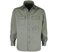 RED by EMP Army-style long-sleeved shirt Long-sleeved Shirt green M