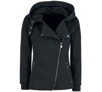 RED by EMP Biker-Style Sweat Hooded Jacket Hoodie Jacket black 5XL