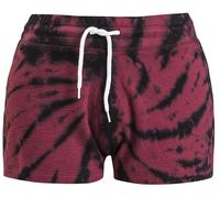 RED by EMP Black/Red Batik Shorts Hot Pants black red S