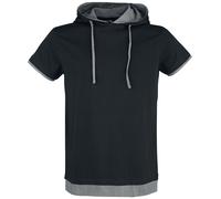 RED by EMP Black T-shirt with Hood T-Shirt black S