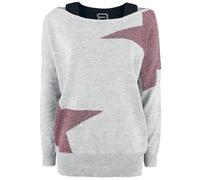 RED by EMP Cut Me Loose Knit jumper grey black XL