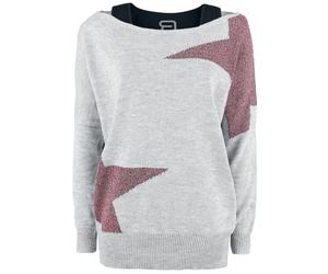 RED by EMP Cut Me Loose Knit jumper grey black XL