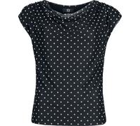 RED by EMP Double-Layer Polka Dot Top Top black