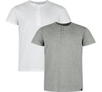 RED by EMP Double-Pack T-shirts T-Shirt white grey XXL