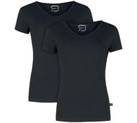 RED by EMP Double-Pack V-Neck T-Shirts T-Shirt black 4XL