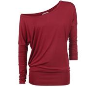 RED by EMP Fast And Loose Long-sleeved Top red 5XL