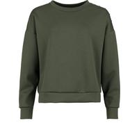 RED by EMP Fine Line Rivets Long-sleeved Top khaki S