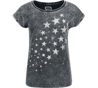 RED by EMP Girls' T-shirt with stars T-Shirt grey XL