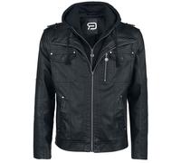 RED by EMP Good Riddance Faux Leather Jacket black 4XL