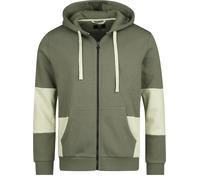 RED by EMP Hooded Jacket With Colored Details Hooded zip green S
