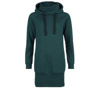 RED by EMP Hoodie Dress with all-over print Mini Dress petrol dark grey S