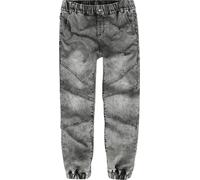 RED by EMP Jog Denim Trousers with Heavy Waisting Jeans dark grey S