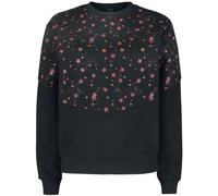 RED by EMP Jumper with stars Sweatshirt black L