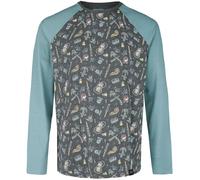 RED by EMP Raglan long-sleeved top with old-school motifs Long-sleeved Top blue S