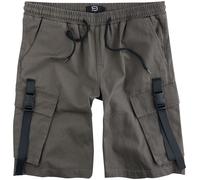 RED by EMP Shorts With Side Pockets and Strap Details Shorts khaki S