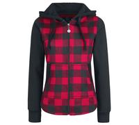 RED by EMP Stay Different Hoodie Jacket black red 4XL