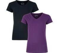 RED by EMP T-shirts (2-pack) T-Shirt black lilac XL