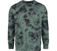 RED by EMP Tie Dye Shirt Long-sleeved Top olive XL
