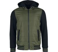 RED by EMP Two-tone jacket in olive/black Varsity Jacket olive black XL