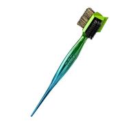 RED by Kiss 4-In-1 360 Edge Brush Teasing Comb Pin Tail Edge Control Hair Styling Brush with 100% Boar Bristles for Women Thick Curly Hair (Rat Tail)