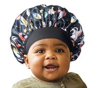 Red by Kiss Baby Satin Bonnet Sleep Bonnet Hair Bonnet, Multicolor, 0-12 Meses