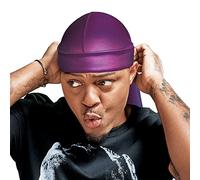 Red by Kiss Bow Wow X Power Wave Extreme Shine Silky Durag for Men Women Waves Silky Doo Rag