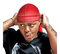 Red by Kiss Bow Wow X Power Wave Extreme Shine Silky Durag for Men Women Waves Silky Doo Rag