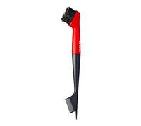 Red By Kiss Edge Hair Brush Angled Premium 100% Boar Bristles - Black