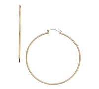 RED By Kiss Glam Hoop Earrings, Fashion & Stylish Jewelry, Secure Hypoallergenic Pincatch, Lightweight Daily Essential Accessory, Lead & Nickel Free, 88MM, Plated, No Gemstone